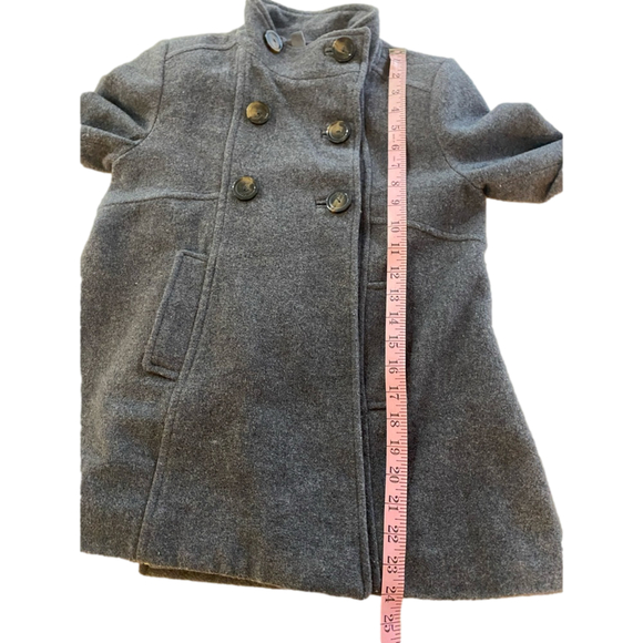 Zara kids girls 11-12 years double breasted wool blend pea coat - Picture 10 of 10
